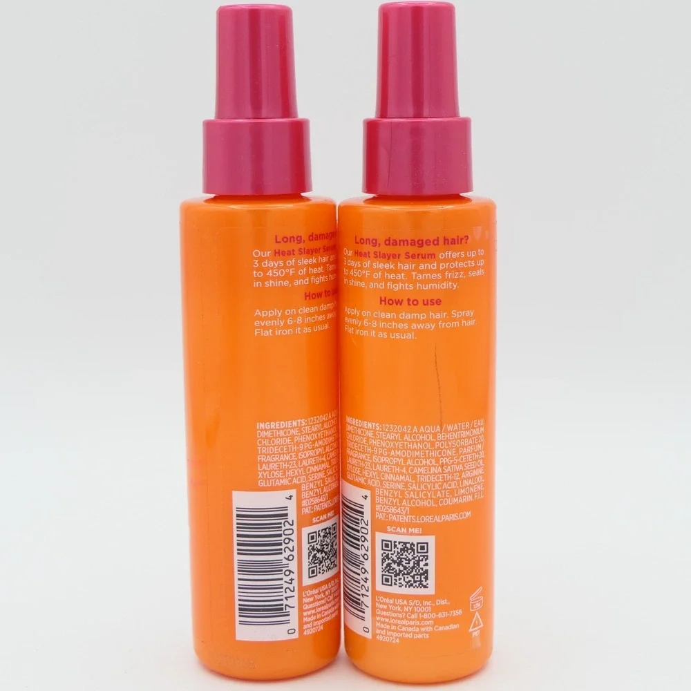 L'Oréal Elvive Dream Lengths Heat Protector Pre-Iron Serum Leave-In 2 Pk 4.4 oz